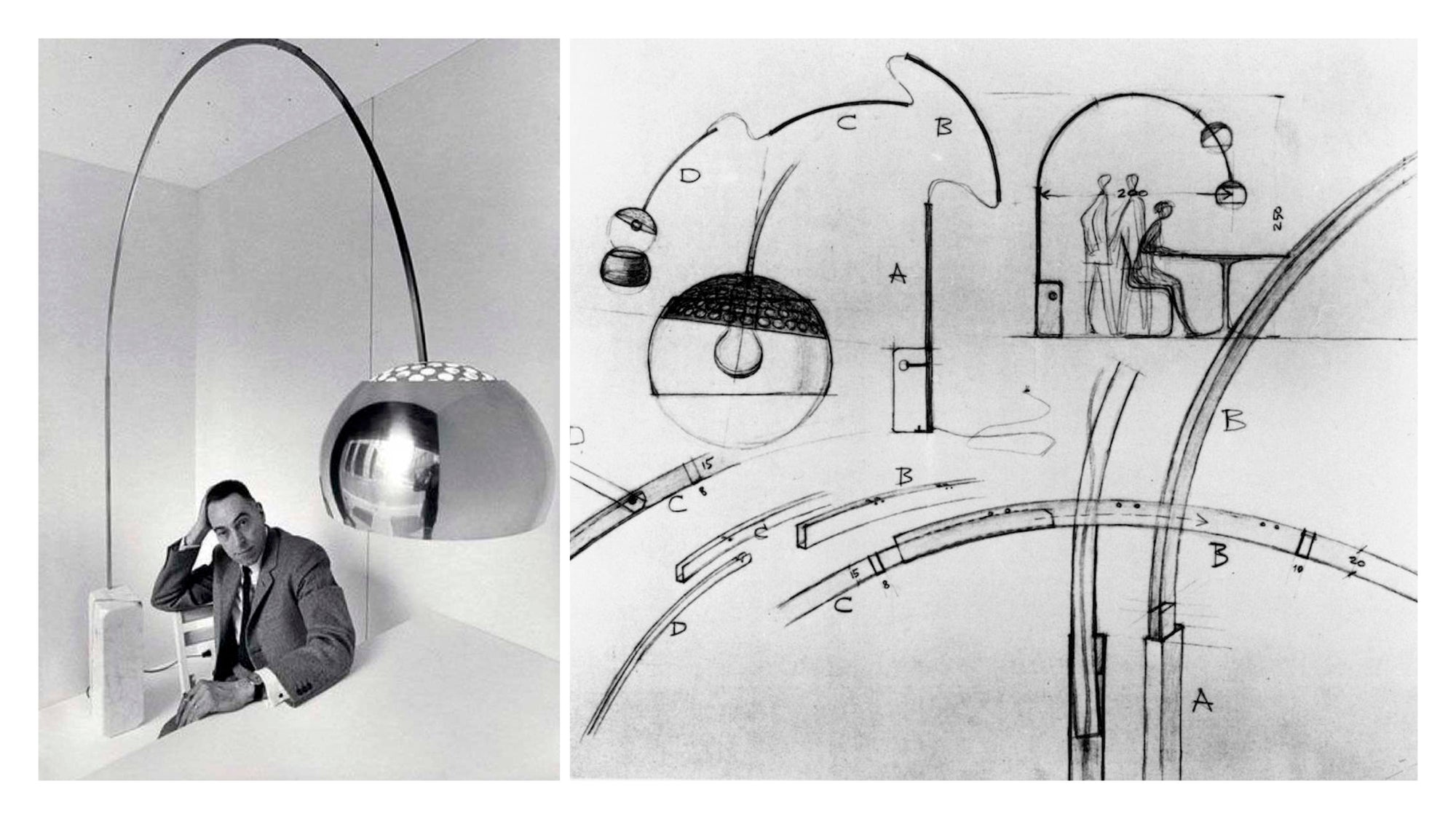Arco Gulvlampe
