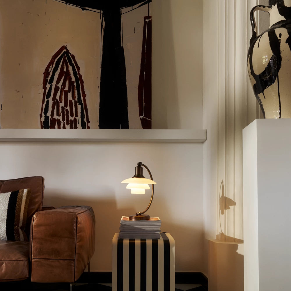 PH 2/2 Luna Aged Brass Bordlampe