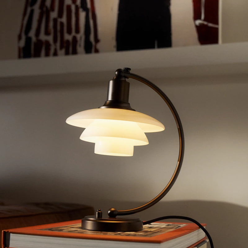 PH 2/2 Luna Aged Brass Bordlampe