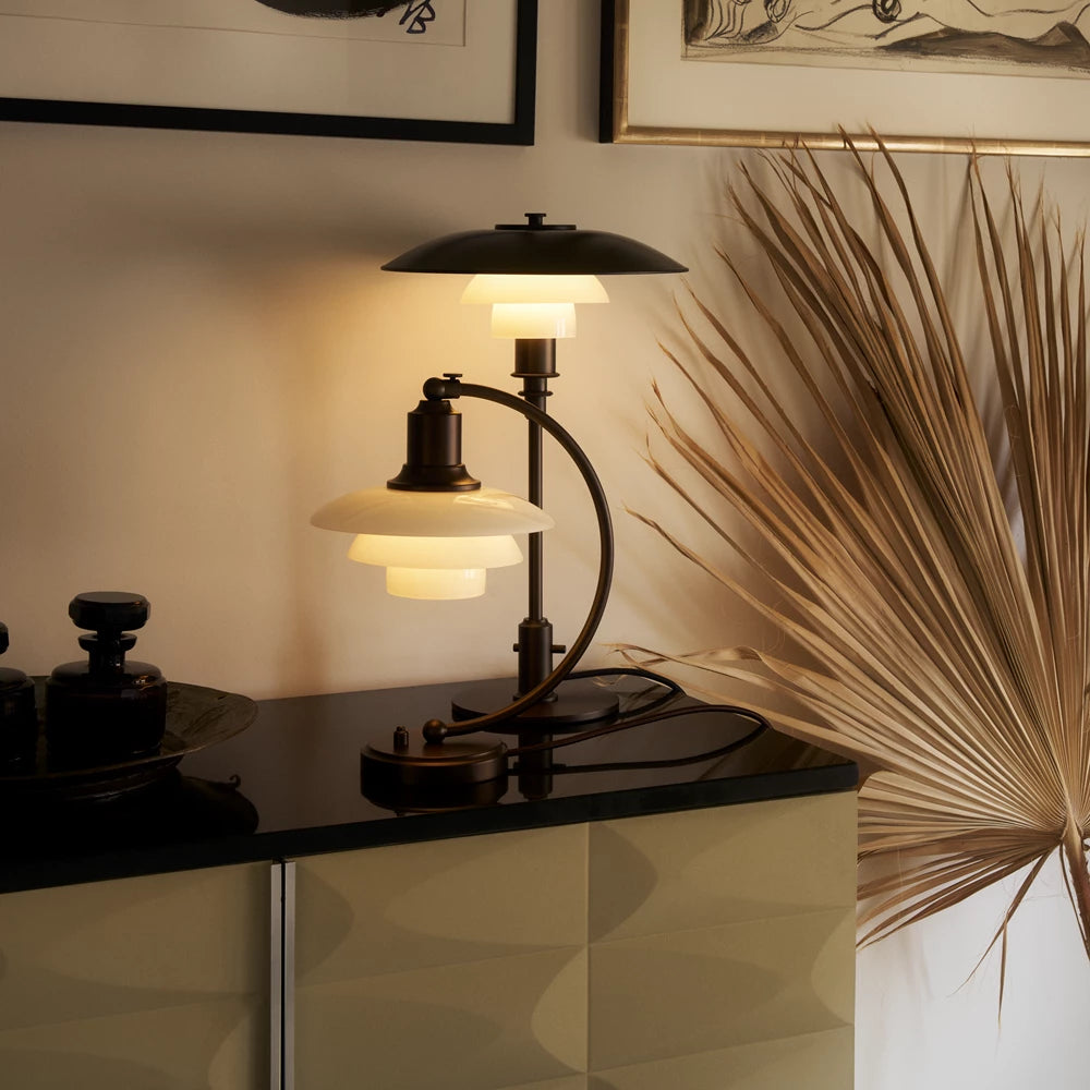 PH 2/2 Luna Aged Brass Bordlampe