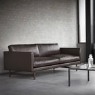 Calmo toseter Sofa Brunt Lær 