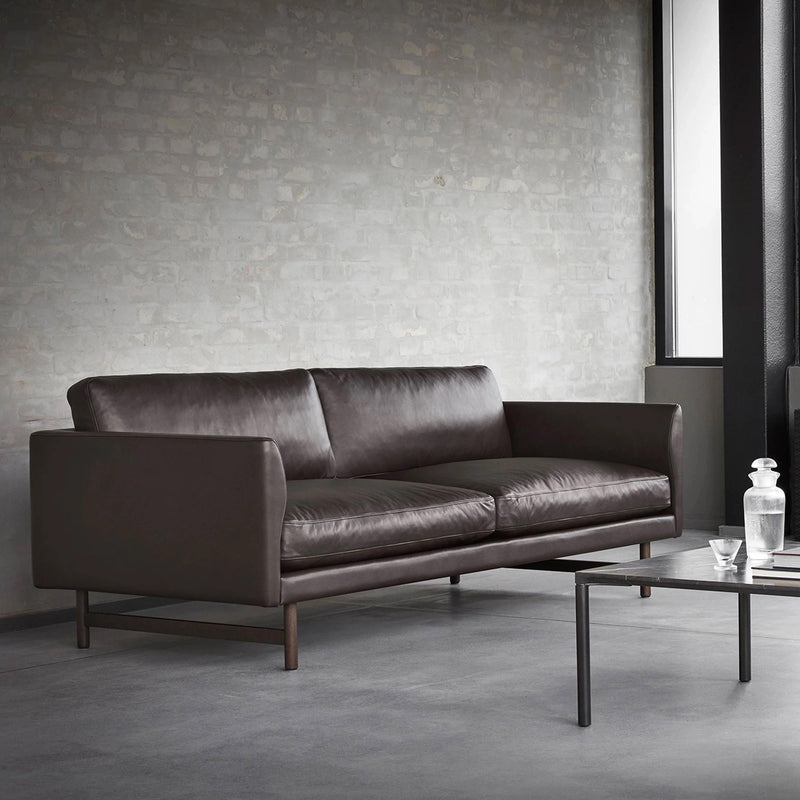 Calmo toseter Sofa Brunt Lær 