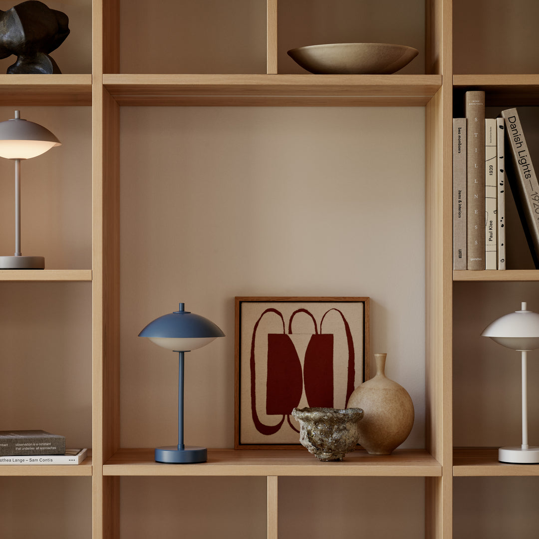 oppladbar bordlampe fra Fritz Hansen