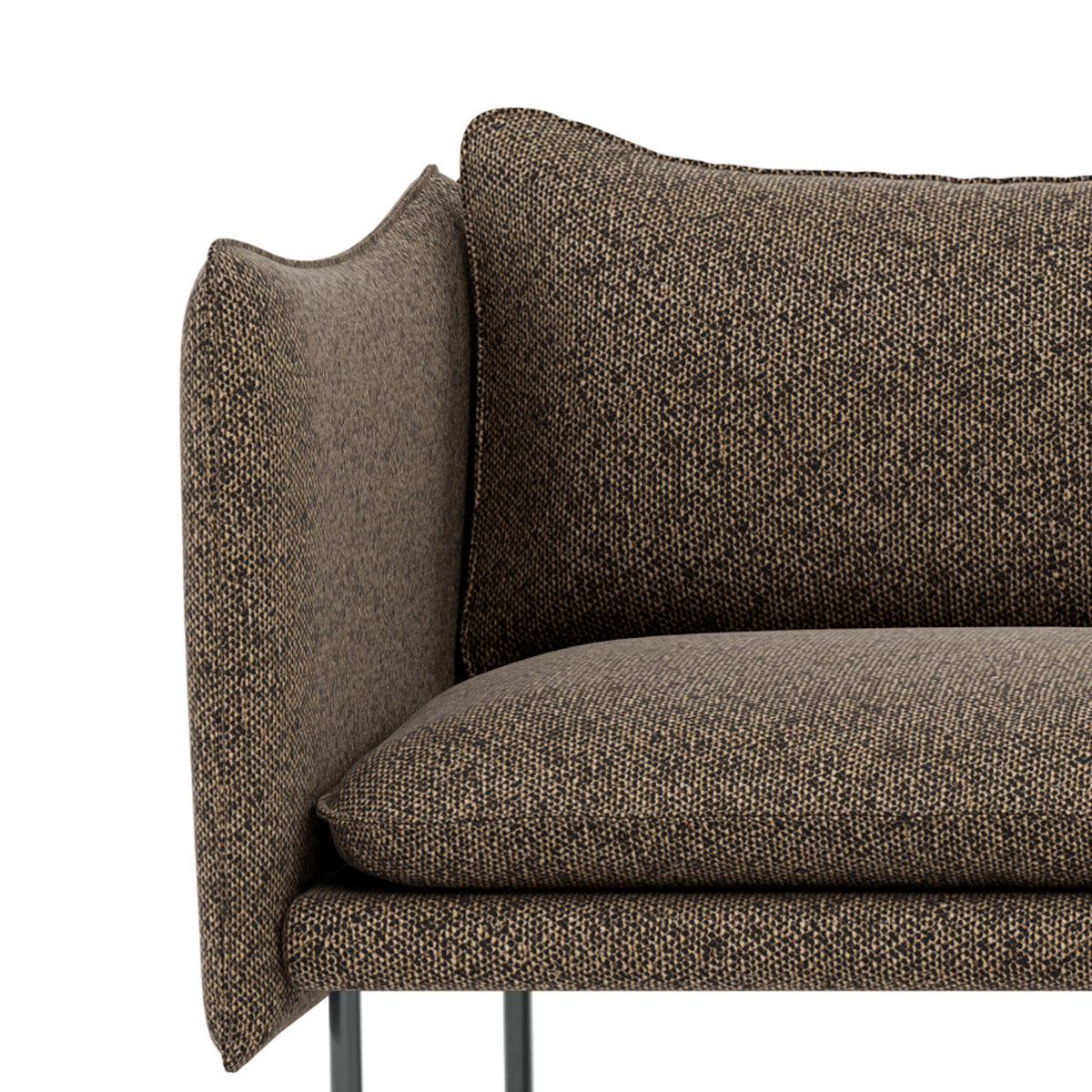 Tidløs Tiki Sofa i beige, en skandinavisk klassiker fra Fogia med myke puter og minimalistisk ramme.