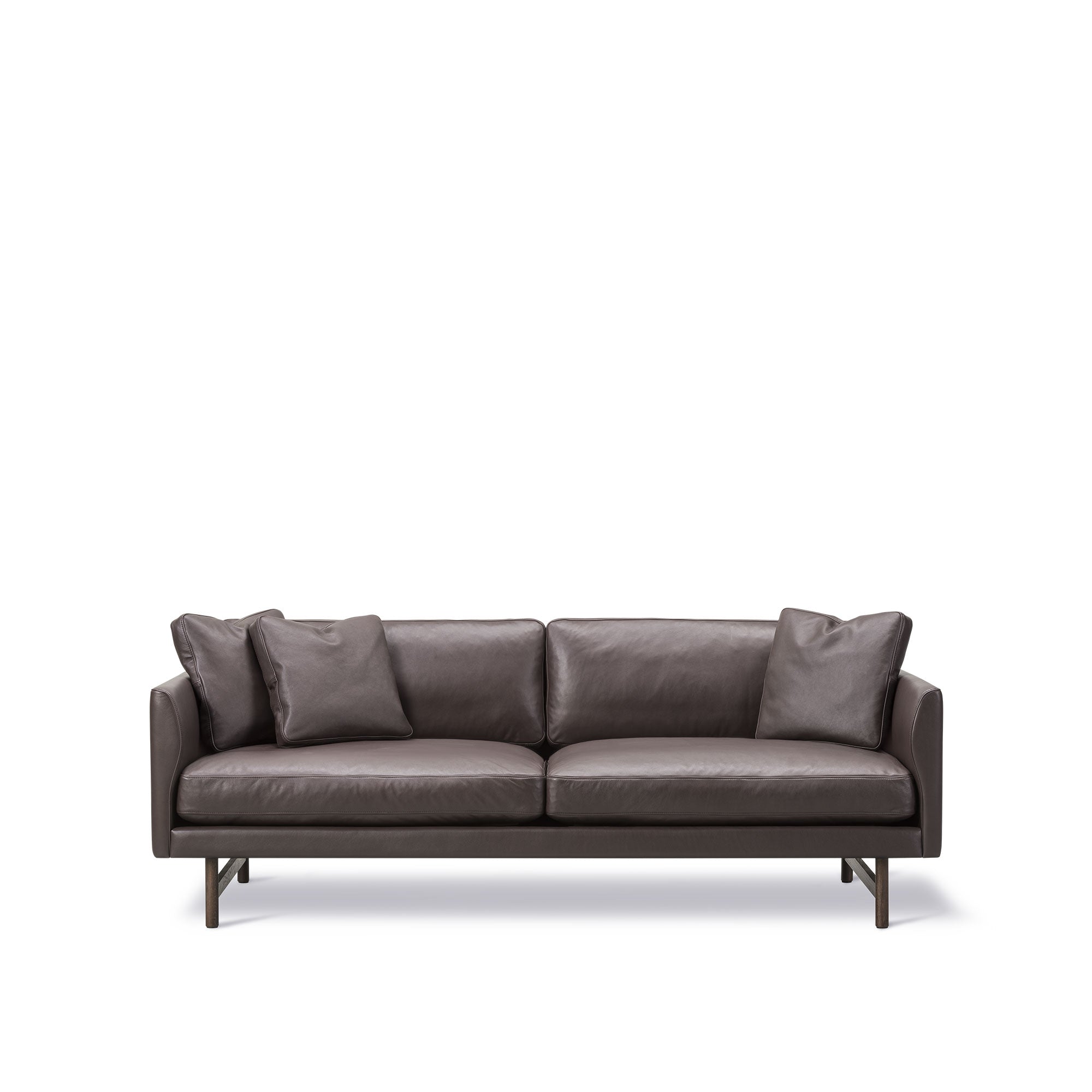 Calmo 2-seter Sofa Max Mørkebrunt Skinn