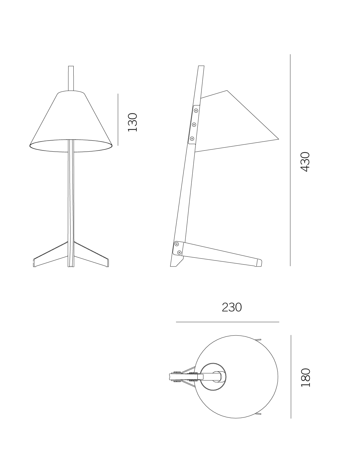 Billy TL Bordlampe