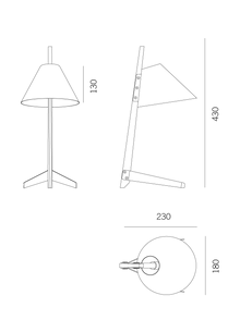 Billy TL Bordlampe