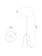 Dreistelz Gulvlampe