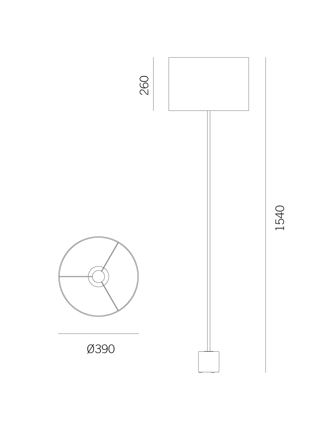 Kilo BL Gulvlampe