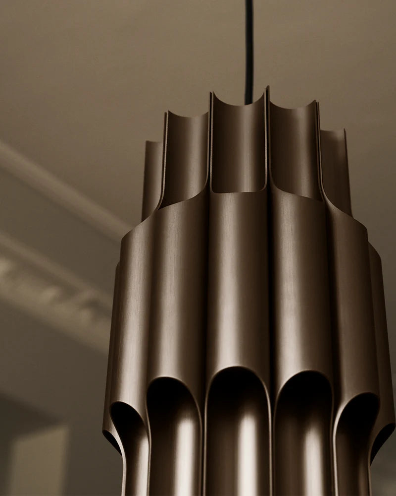 taklampe i bronse
