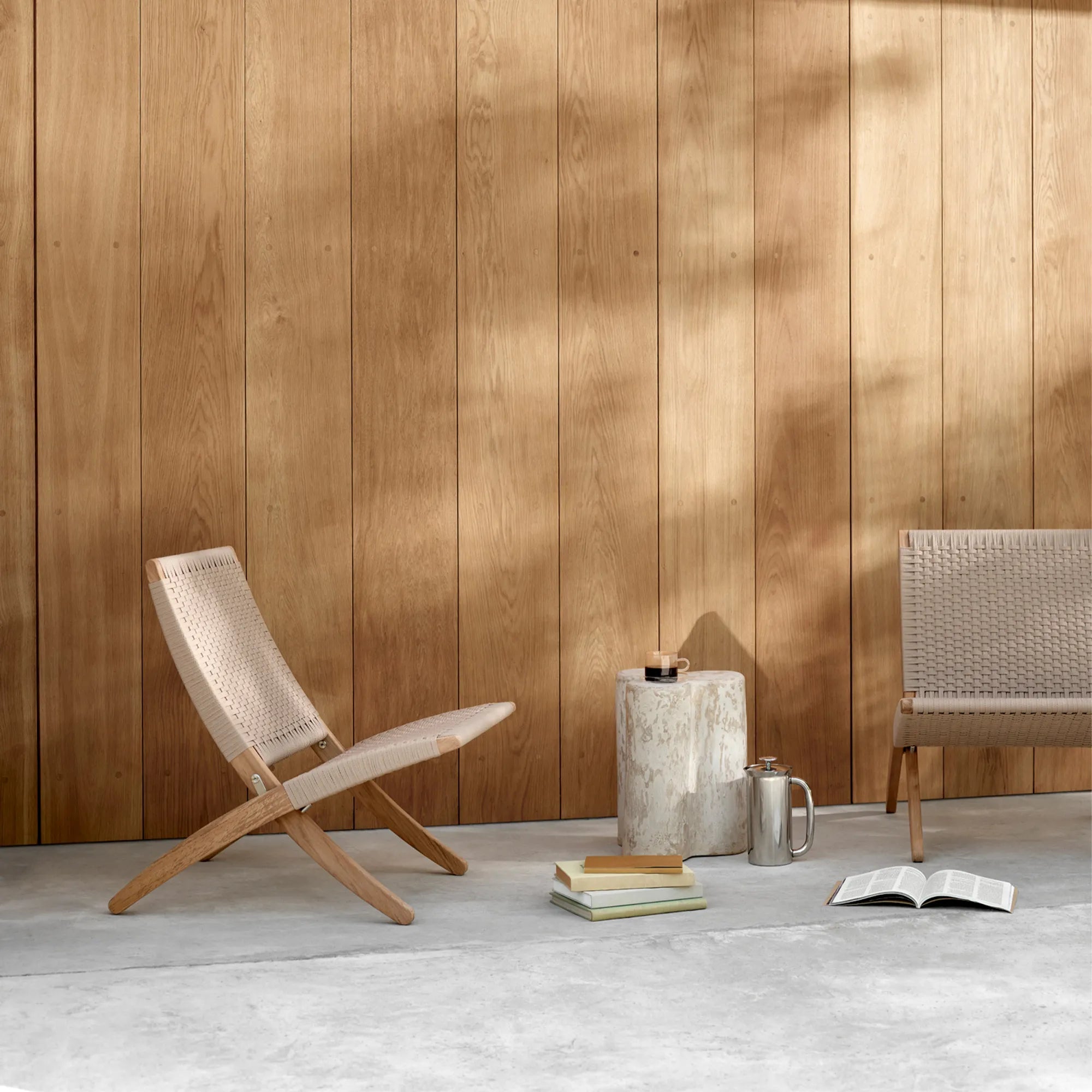 MG501 Cuba Chair Outdoor sammenleggbar lenestol – designet av Morten Gøttler for Carl Hansen & Søn