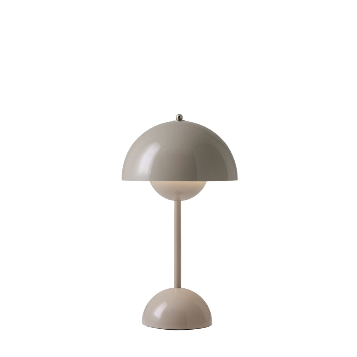 Bærbar &Tradition Flowerpot VP9 oppladbar lampe i Grey Beige