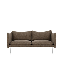 Tiki 2-seter sofa fra Fogia i brunt tekstil, klassisk skandinavisk designer-sofa