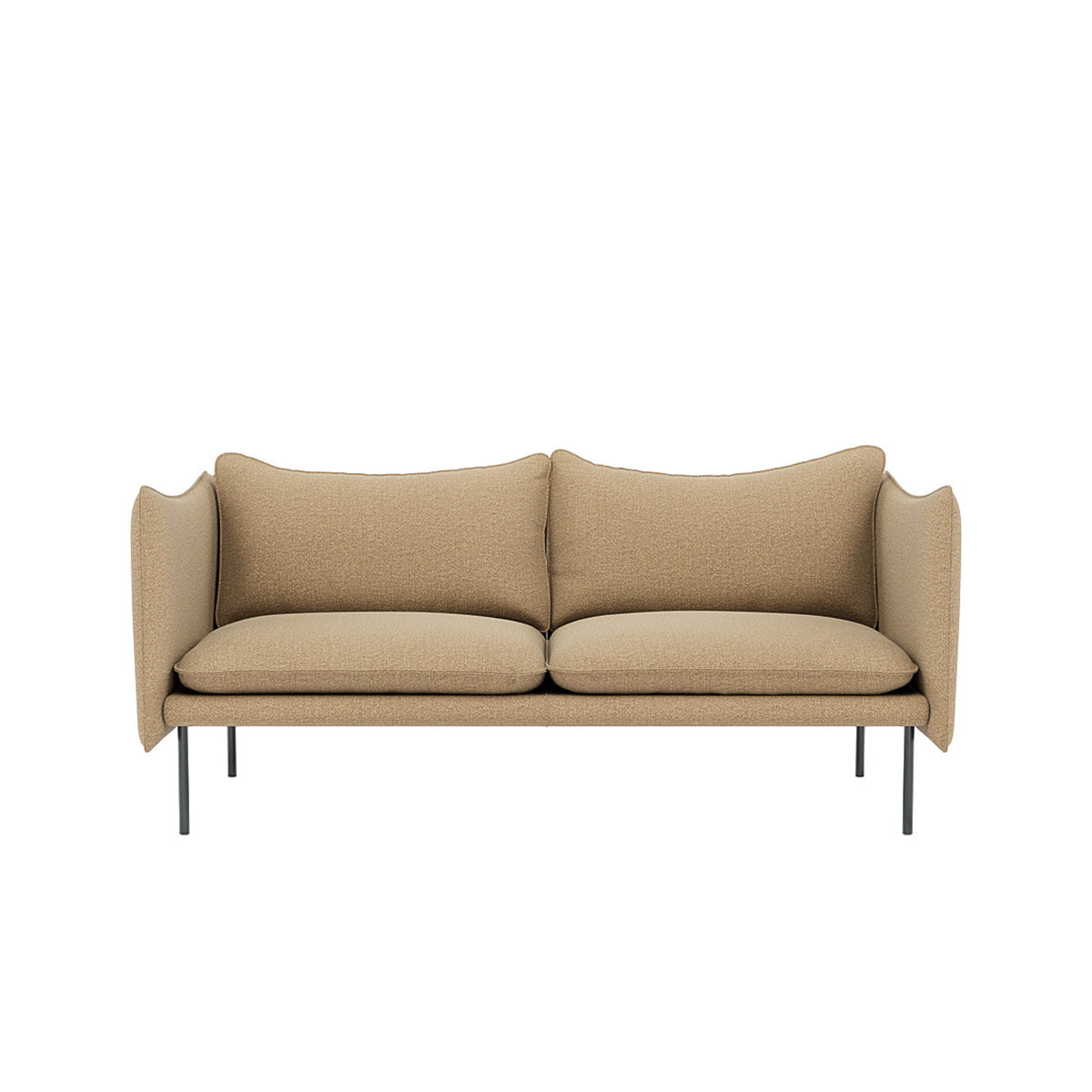 Tiki 2-seter sofa fra Fogia i beige tekstil, moderne skandinavisk designsofa
