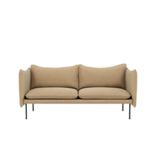Tiki 2-seter sofa fra Fogia i beige tekstil, moderne skandinavisk designsofa