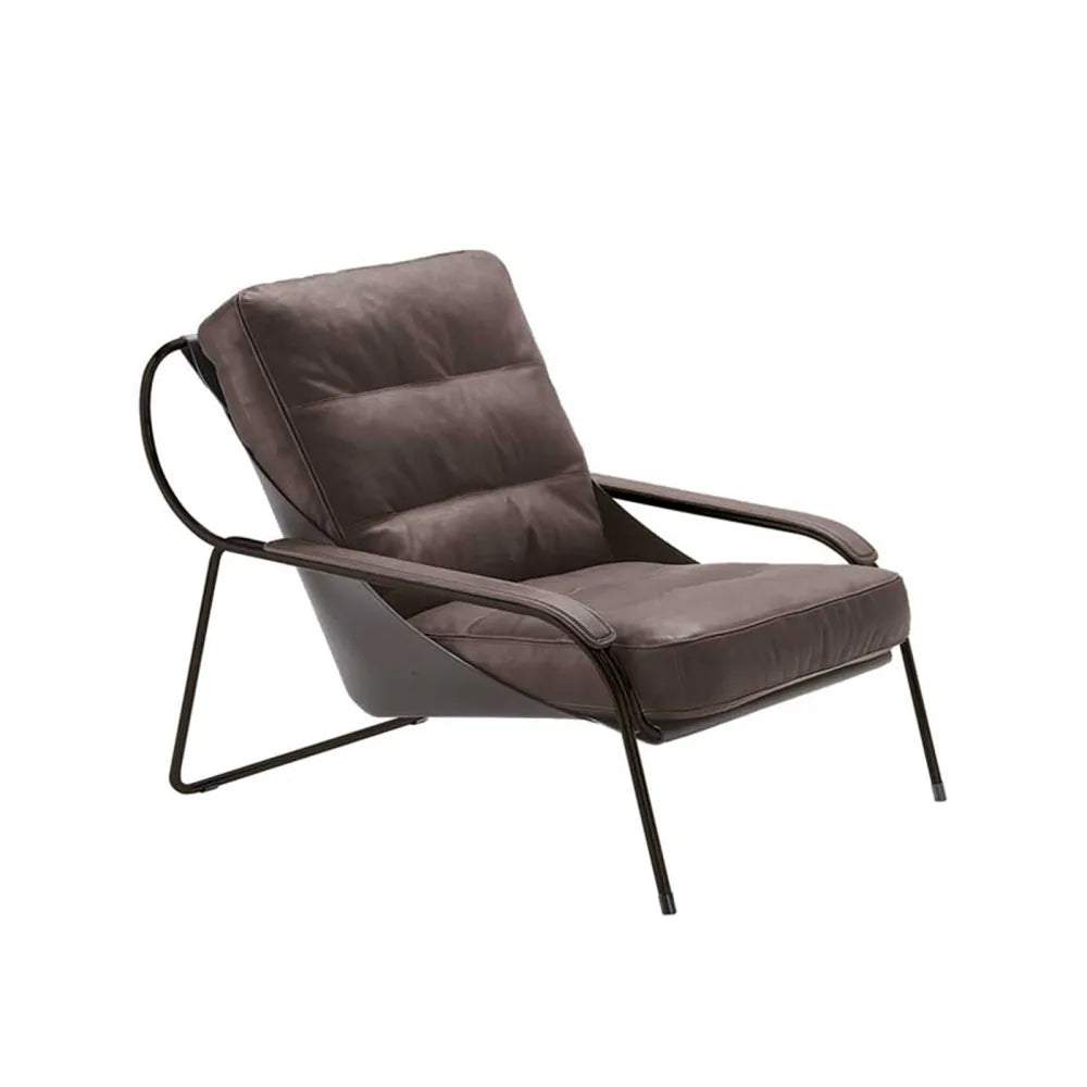 Maggiolina Expo Nova Zanotta Lounge Chair Dark Brown